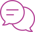 Speech bubbles icon